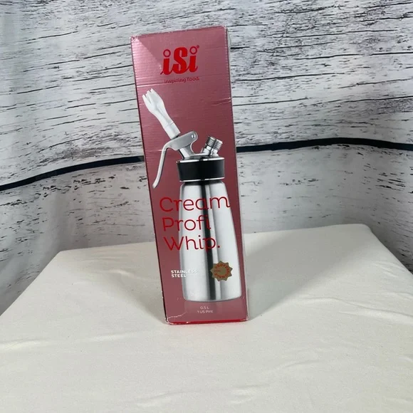ISI inspiring food cream proof whip stainless steel 1 pint create new taste - Picture 3 of 8